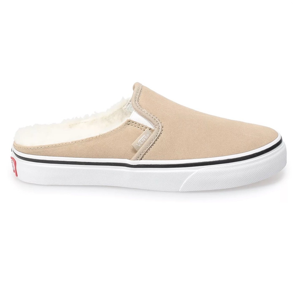 Vans Asher Women's Sherpa-Lined Suede Mules Women’s size 9